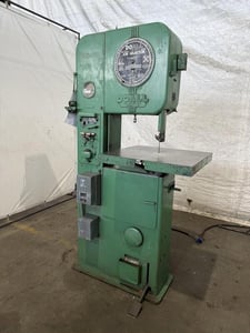 16" DoAll #ML-16, vertical bandsaw, 24" x 24" table, 50-1600 RPM, DBW-10 30 AMP blade welder