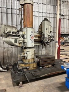 6' -19" Cincinnati Bickford #Super-Service, radial drill, 8-1000 RPM, #6MT, power rapid traverse, clamping