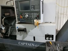 Okuma #Captain-L370MW, CNC lathe, 20.8" swing, 10" chuck, 2.4" bar, 10.2" dia., 20" lgth, 20 HP, 4500 RPM
