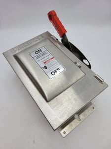 30 Amp. Siemens, HNF361SS, Non-Fusible Disconnect Switch, 600VAC 250VDC 3P NEMA 4