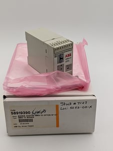 ABB #NMBA-01, Modbus Adapter I/O Input Output Module 24 VDC 3W Din Rail Mount NOS