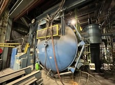 Seco Warwick, horizontal vacuum furnace with retractable loader