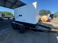 36 KW Multiquip #DCA-45SSIU4F, diesel generator, sound attenuated enclosure, 240/480 Volts, remanufactured