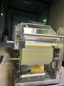 Hot Dog loader & Rapidpak RP-45 Thermoform machine, Drake #LS1400, Frank packaging system, 2017