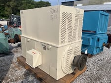 600 HP 1200 RPM General Electric, Frame 8211S, TEFC BB TUBE, 2300 Volts