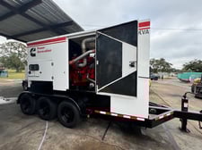 300 KW Cummins #QSM11-GR-NR3, diesel generator, trailer mounted, sound attenuated enclosure, 277/480 Volts