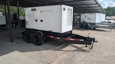 100 KW Multiquip #DCA125USI, portable/rental unit diesel generator, sound attenuated enclosure, 240/480
