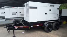 100 KW Multiquip #DCA125USI, portable/rental unit diesel generator, sound attenuated enclosure, 240/480