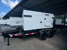 100 KW Multiquip #DCA125USI, portable/rental unit diesel generator, sound attenuated enclosure, 240/480
