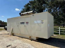 450 KW Cummins #QSX15-G7 NR2, diesel stationary generator, sound attenuated enclosure, 277/480 Volts, 276