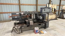 12.75" Hemsaw #Sidewinder-A-4, horizontal miter bandsaw, 12.75" x 13' 6" x .035" blade, 3 HP, 220 V.