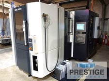 DMG, Mori Seiki #NHX-4000, 4-Axis, DMG 840 CNC, dual 16" pallets, 12000 RPM, thru spindle coolant, chip
