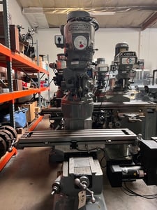 Bridgeport, variable speed vertical mill, 9" x42" table, 1 HP, 80-4200 RPM,X-Axis power feed,ground table