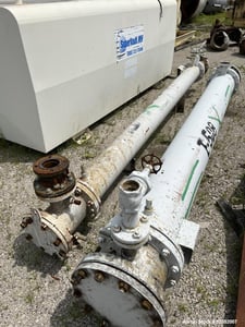 108 sq.ft., 270 psi shell, Doyle & Roth, heat exchanger, horizontal, Stainless Steel 159 psi tube, 3/4"