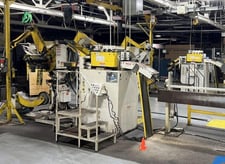 6000 lb. Coe Press Equipment, 12" x .170" stock, 72" OD, 16"-21" ID, (7) 3.5" diameter rolls, 3-leaf mandrel