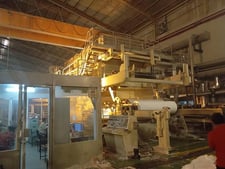 Recard #Crescent-Former tissue machine, 70 TPD, 1998
