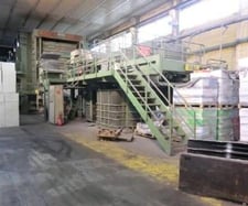 Voith #Wet-Lap-Line, with pulp drying & baling, 126" pulp web width, 500 TPH, 1988