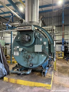 Cleaver-Brooks #CB700-300, firetube boiler, Steam, 10350 lb/hr, MAWP 150 psi, 12553000 BTU/Hr, 1991