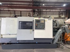 Hwacheon #Cutex-240, Fanuc 0iTC, 22" swing, 10" chuck, 2" bar, 20 HP, tailstock, 2008