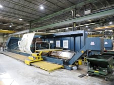 Johnford #LC-50360D, 50" swing x 354" centers HD CNC flatbed lathe with Y-Axis & milling