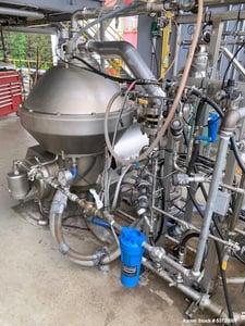 Alfa-Laval #PX-55" Desludger Disc Centrifuge, Stainless Steel, 6240 RPM bowl speed, clarifier design