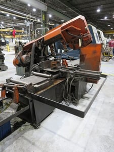 14" x 12" Cosen #C-300NC, automatic horizontal band saw, pedestal programmable controls