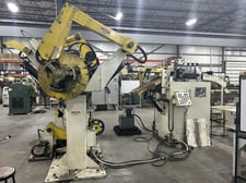 6000 lb. Coe Press Equipment #CPR-DE-6018/CPPS-350-12, high strength steel capacity double end reel & powered