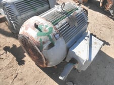 125 HP 1775 RPM Siemens-Allis, Frame 444T, TEFC, 460 Volts