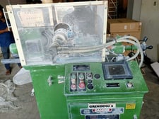 Glebar #FW-9D, CNC centerless plunge grinder, 1.5" cap., 9" x 5" wheel, PLC Control, 2007