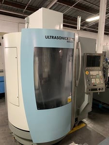 DMG, Sauer #Ultrasonic-20-Linear, vertical machining center, 21 automatic tool changer, 8" X, 8.7" Y, 11.2"