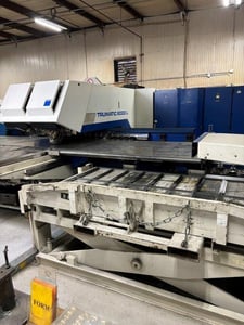 25 Ton, Trumpf #TruMatic-6000, punch laser combo, 3200 watts, Siemens Sinumerik 840D, TLF3200 resonator, 2006