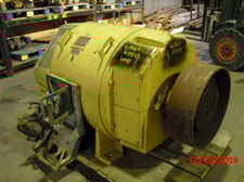 600 HP 1200 RPM General Electric, Frame 5543, DPFVBB, 500 VA