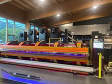 252" Thalmann #TD150-6.4, double type folding beam, slitter, 2019