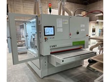 53" Viet #Opera-5-3.3, Denibbing Sander, 7.87" work height, 2-200 mm process thickness, 5" sanding discs