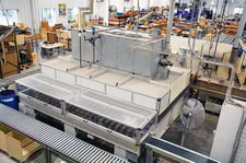 Venjakob #Ven-Flow, Flow Coater & Oven, 305 mm max Part width, 70 deg. C drying tunnel, 2-10 MPM, 480 V, 2015