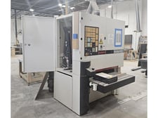 43" SCM #Sandya-10-S-MS, Wide Belt Sander, 2-Head, 43" width x 103" L Abrasive belt, 0.2"-6.7" part