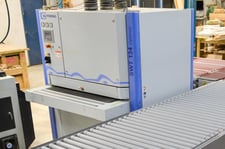 43.3" Butfering #SWT-134-RRC, Wide Belt Sander, 3-Head, 44" x 74.8" Abrasive belt, 6.3" contact roll