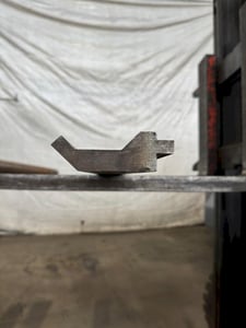 67.5" L Press Brake Top Goose-neck Male Die, 1/2" W x 3/4" D, .5" tang
