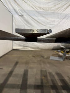 62" L x 4-1/2" - 1/2" H Press Brake Radius Die