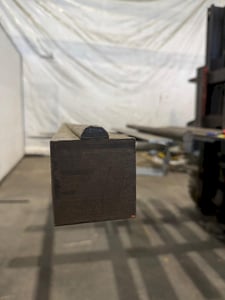 120" L x 3" - 3-1/2" H Press Brake Conical Die, 3" width, 1/2" tang