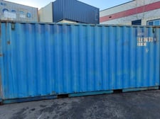 20' Blue standard shipping container, #AXIU8482965