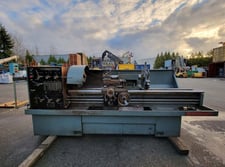 22" x 78" Kirloskar #EP-2215, lathe, 3.5" bore diameter, steady rest, 550 V., 3 phase