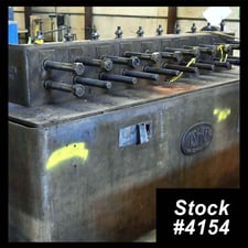10 Stand, Tishken #10-MLW-1-1/2, rollformer, 1-1/2" spindle diameter, 6" roll space, 8" horizontal centers
