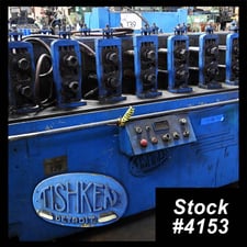 12 Stand, Tishken #12-MW-2, rollformer, 2" spindle diameter, 8" roll space, 12" horizontal centers, 1"
