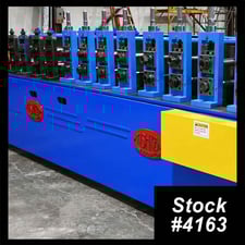 12 Stand, Tishken #12-MW-2, rollformer, 2" spindle diameter, 8" roll space, 12" horizontal centers, 5.5"-7"