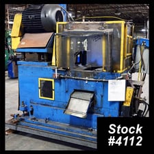 50 Ton, Tishken, 4-post cut-off press, 2 -1/2" stroke, 20.5" x33.5" die area, 15" Shut Height, scrap chute