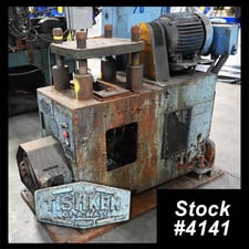 Tishken Cut-A-Matic #C0-8-HH-4A1, 4-post cut-off press, 2 stroke, 2" post diameter, 11.25" dia area, 7" SH