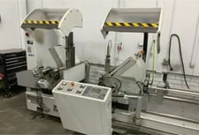 19.68" FOM Industrie #Blitz-Alva-500, double head miter saw, 2.94 HP, 3 horizontal vises, 2010