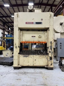 220 Ton, Niagara Chief #SE2-200-72-42UH, 6" stroke, 28" Shut Height, 9" adj., 72" x42" bed, 50-100 SPM, 24.5"