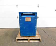 37.5 KVA 216-504 Primary, 120/240 Secondary, General Electric 9T23Y2672, dry type transformer